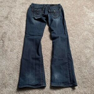 ROCK REVIVAL "CELINE BOOT" DARK INDIGO LOW RISE BOOTCUT DENIM